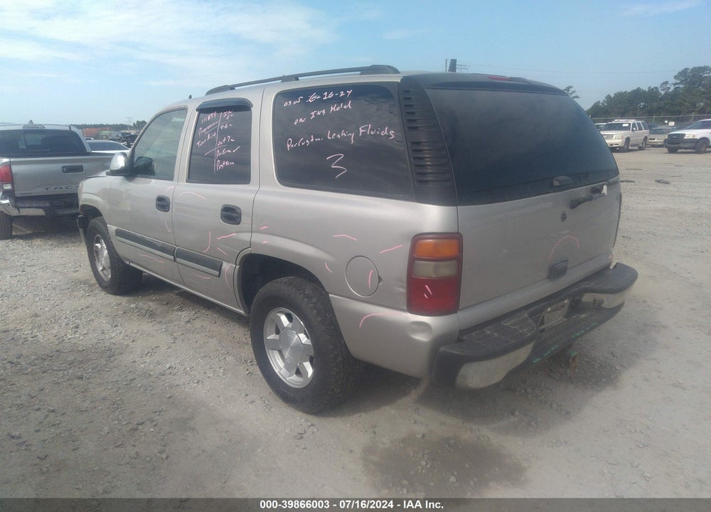2006 CHEVROLET TAHOE LS VIN: 1GNEC13V76R112395