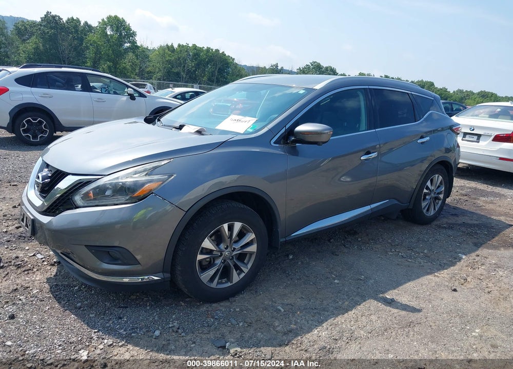 2018 NISSAN MURANO SL VIN: 5N1AZ2MH9JN110079