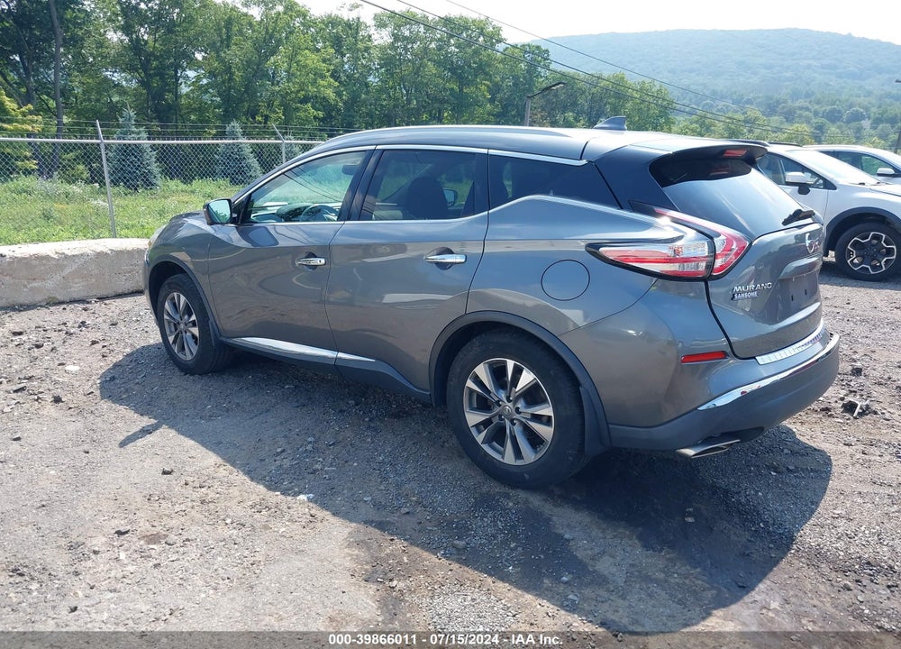 2018 NISSAN MURANO SL VIN: 5N1AZ2MH9JN110079