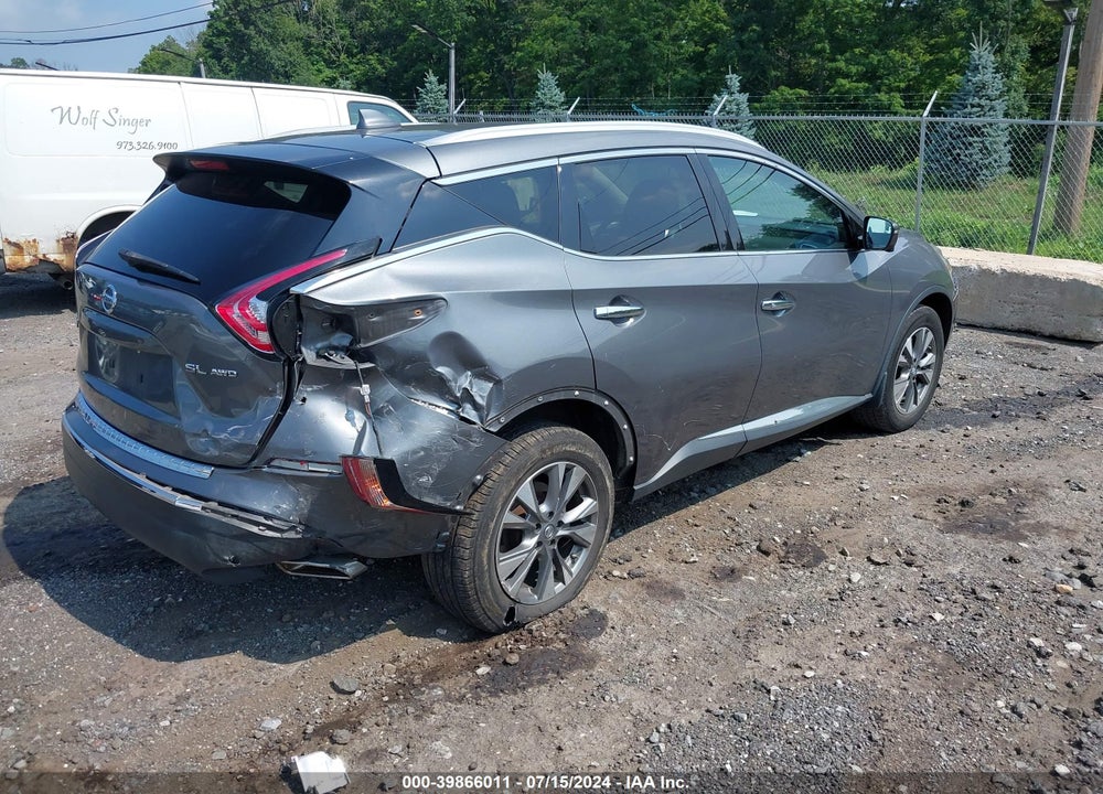 2018 NISSAN MURANO SL VIN: 5N1AZ2MH9JN110079