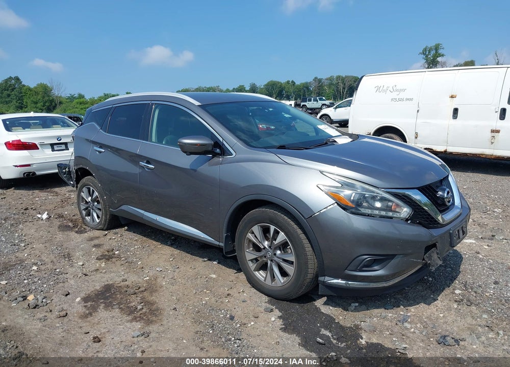 2018 NISSAN MURANO SL VIN: 5N1AZ2MH9JN110079