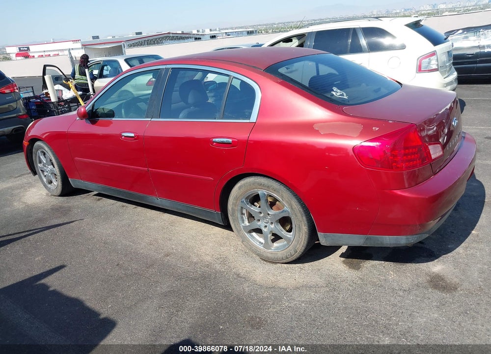 2003 INFINITI G35 LUXURY LEATHER VIN: JNKCV51EX3M301635