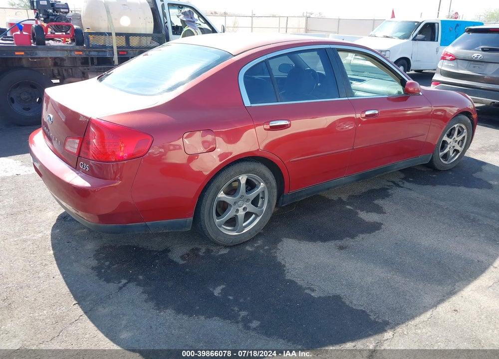 2003 INFINITI G35 LUXURY LEATHER VIN: JNKCV51EX3M301635