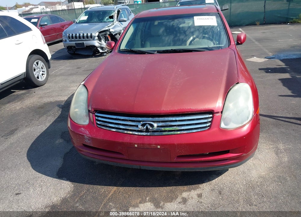 2003 INFINITI G35 LUXURY LEATHER VIN: JNKCV51EX3M301635