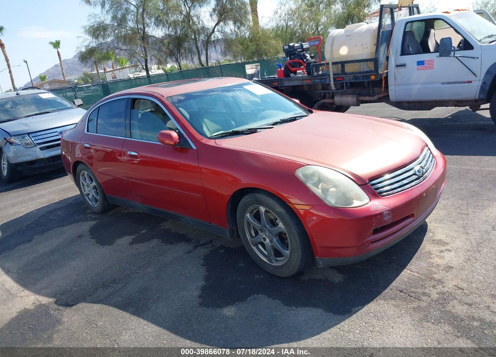 2003 INFINITI G35 LUXURY LEATHER VIN: JNKCV51EX3M301635