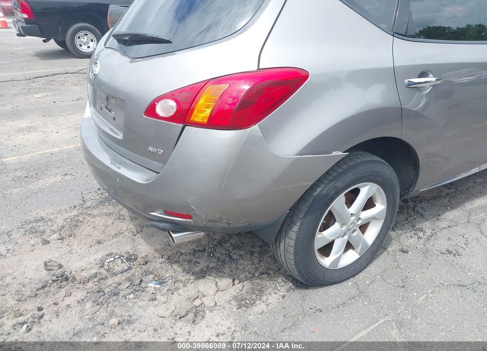 2010 NISSAN MURANO S VIN: JN8AZ1MW5AW112326