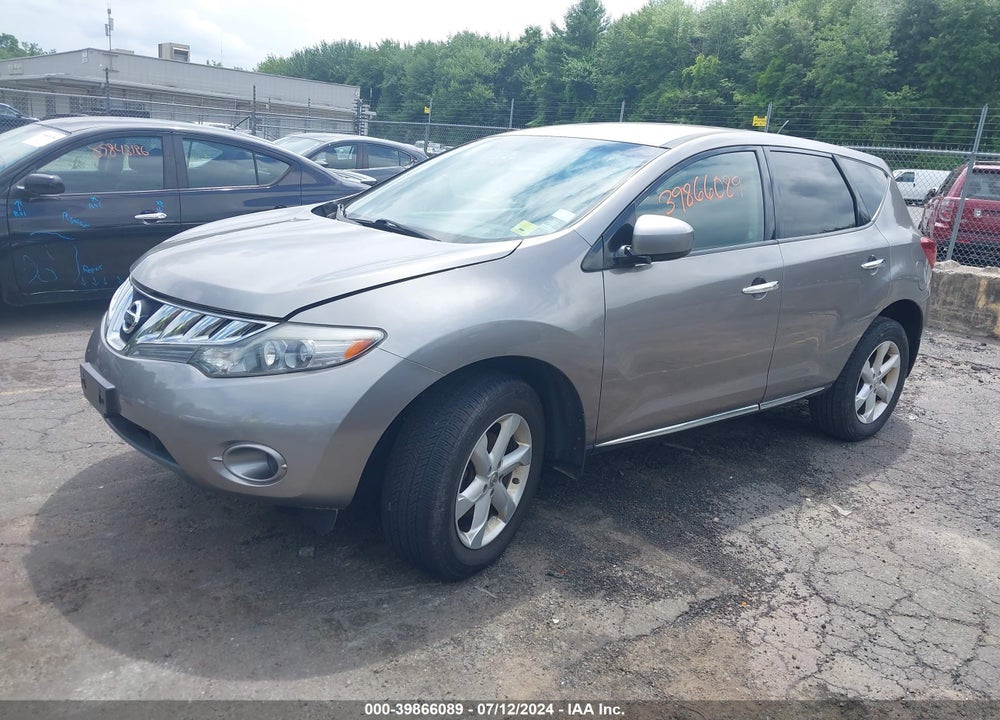 2010 NISSAN MURANO S VIN: JN8AZ1MW5AW112326