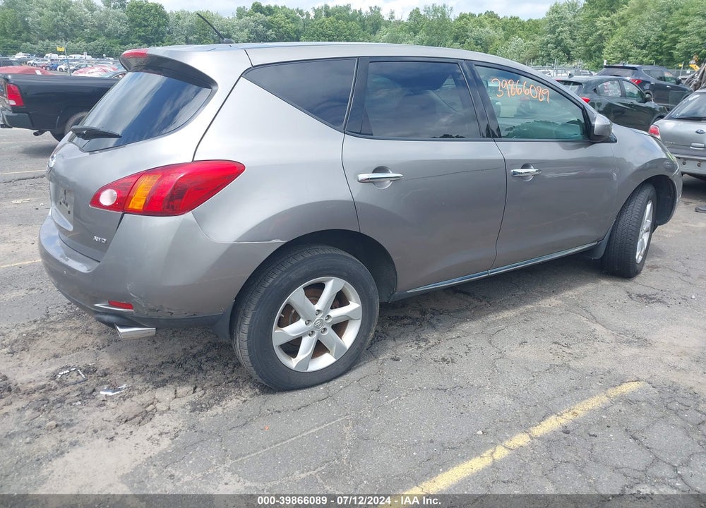 2010 NISSAN MURANO S VIN: JN8AZ1MW5AW112326