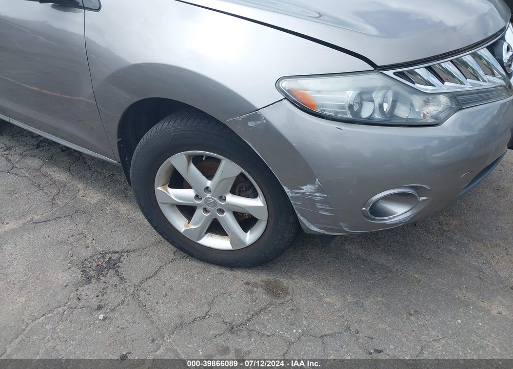 2010 NISSAN MURANO S VIN: JN8AZ1MW5AW112326