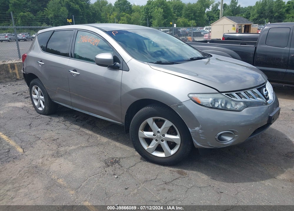 2010 NISSAN MURANO S VIN: JN8AZ1MW5AW112326
