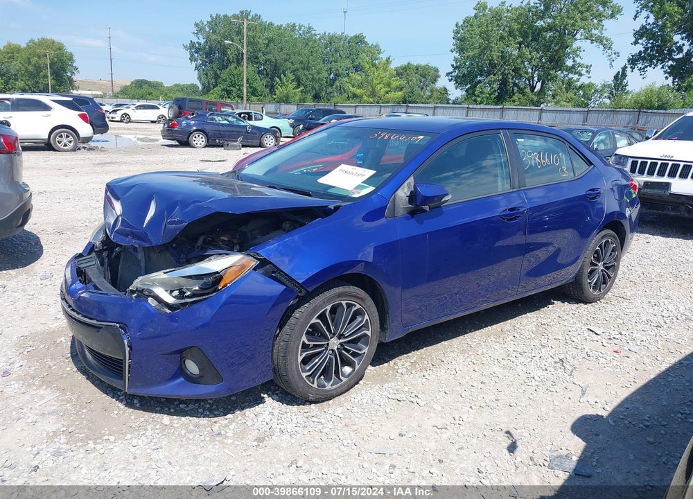 2016 TOYOTA COROLLA S PLUS VIN: 5YFBURHE3GP475868