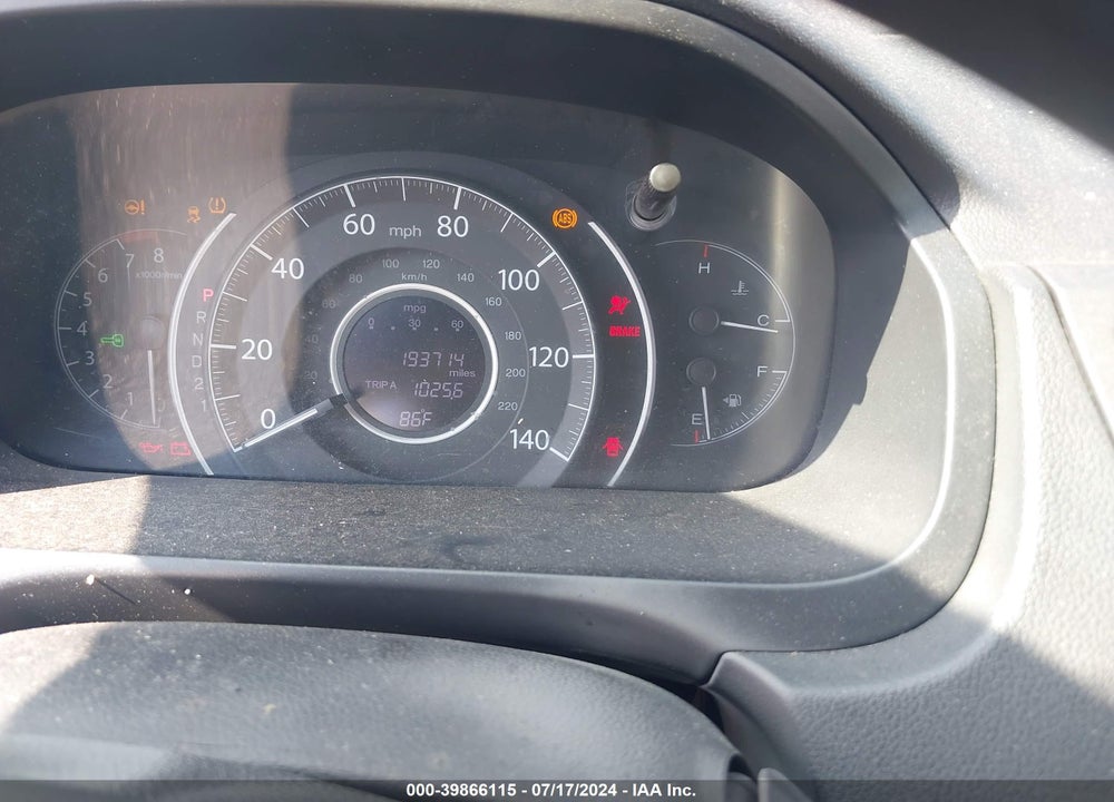 2013 HONDA CR-V EX VIN: 2HKRM4H54DH612360