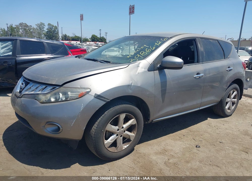2010 NISSAN MURANO S VIN: JN8AZ1MU3AW010831