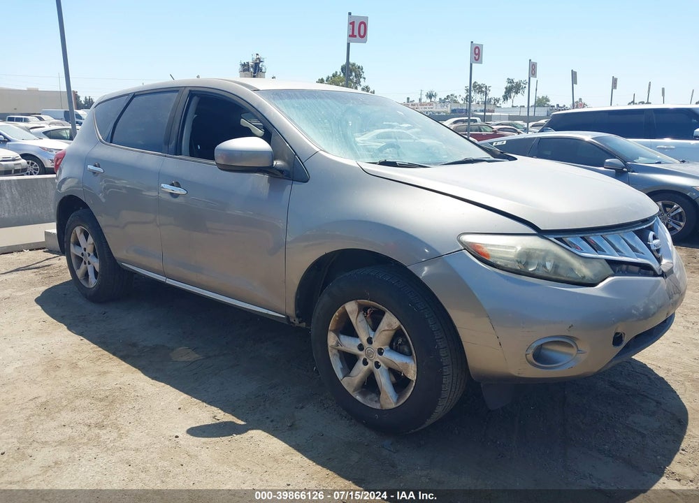 2010 NISSAN MURANO S VIN: JN8AZ1MU3AW010831