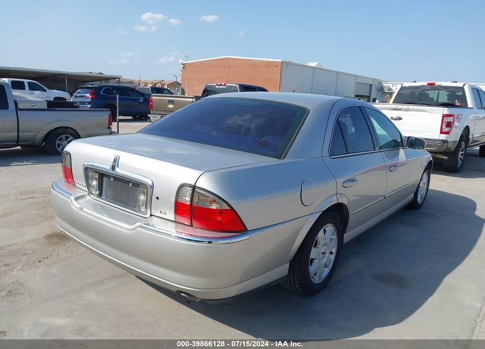 2004 LINCOLN LS V6 VIN: 1LNHM86S94Y617138