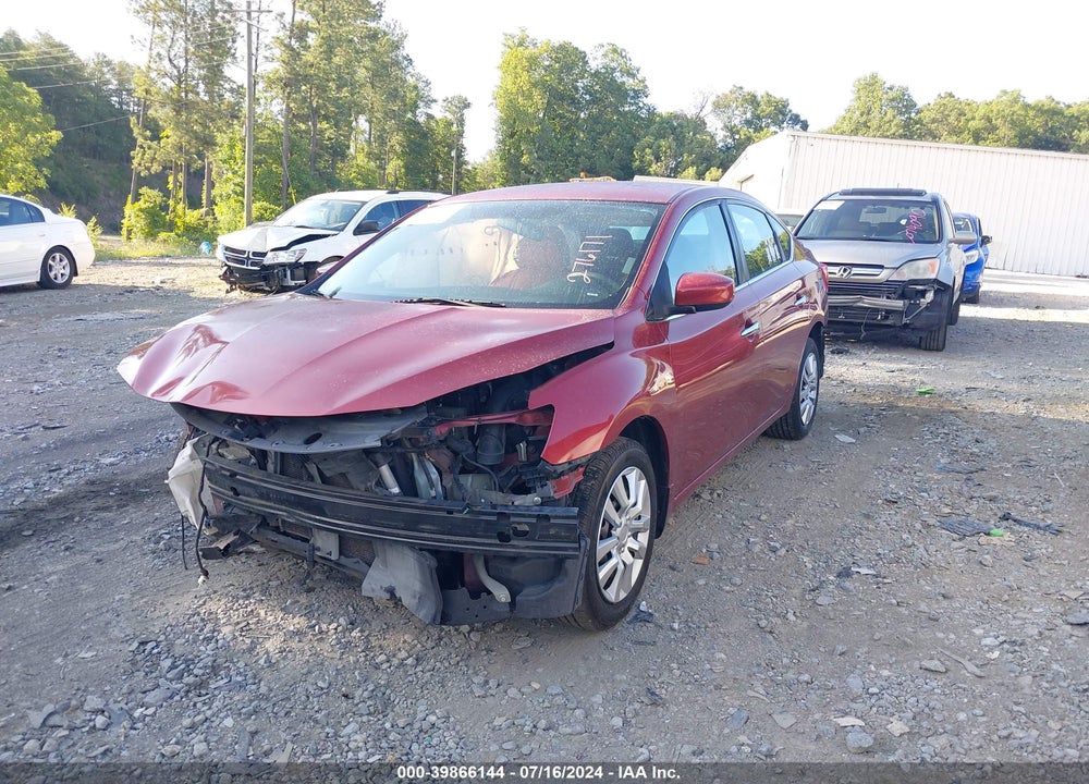 2016 NISSAN SENTRA SV VIN: 3N1AB7AP4GY276171
