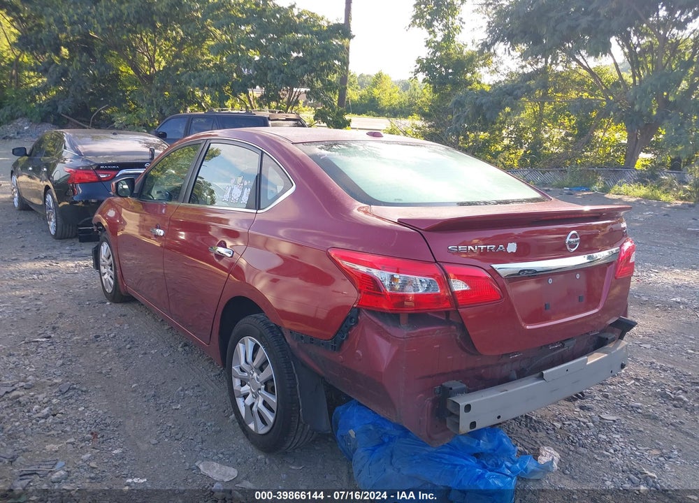 2016 NISSAN SENTRA SV VIN: 3N1AB7AP4GY276171