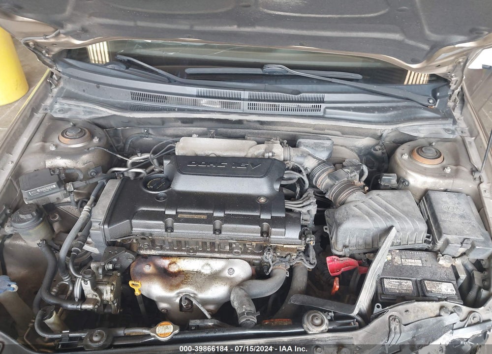 2008 KIA SPECTRA EX VIN: KNAFE121185545644