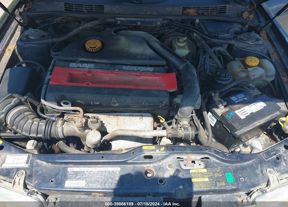 2000 SAAB 9-3 SE VIN: YS3DF78K2Y7002326