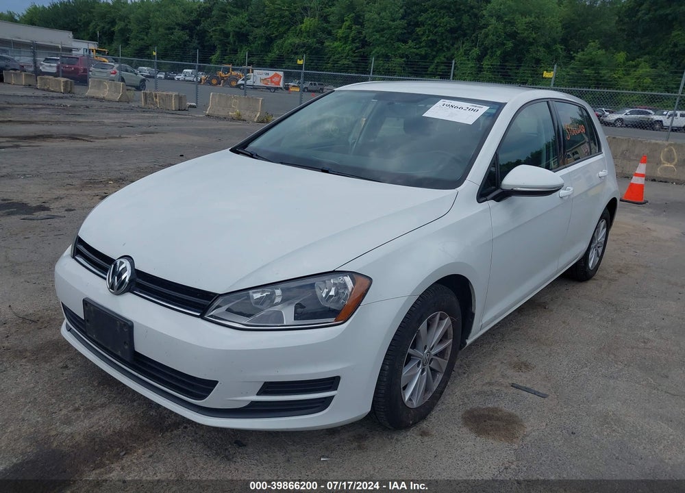 2017 VOLKSWAGEN GOLF TSI S 4-DOOR/TSI WOLFSBURG EDITION 4-DOOR VIN: 3VW117AUXHM076553