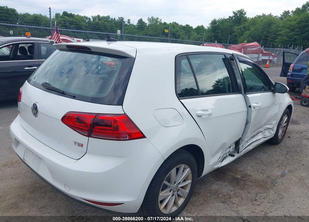2017 VOLKSWAGEN GOLF TSI S 4-DOOR/TSI WOLFSBURG EDITION 4-DOOR VIN: 3VW117AUXHM076553