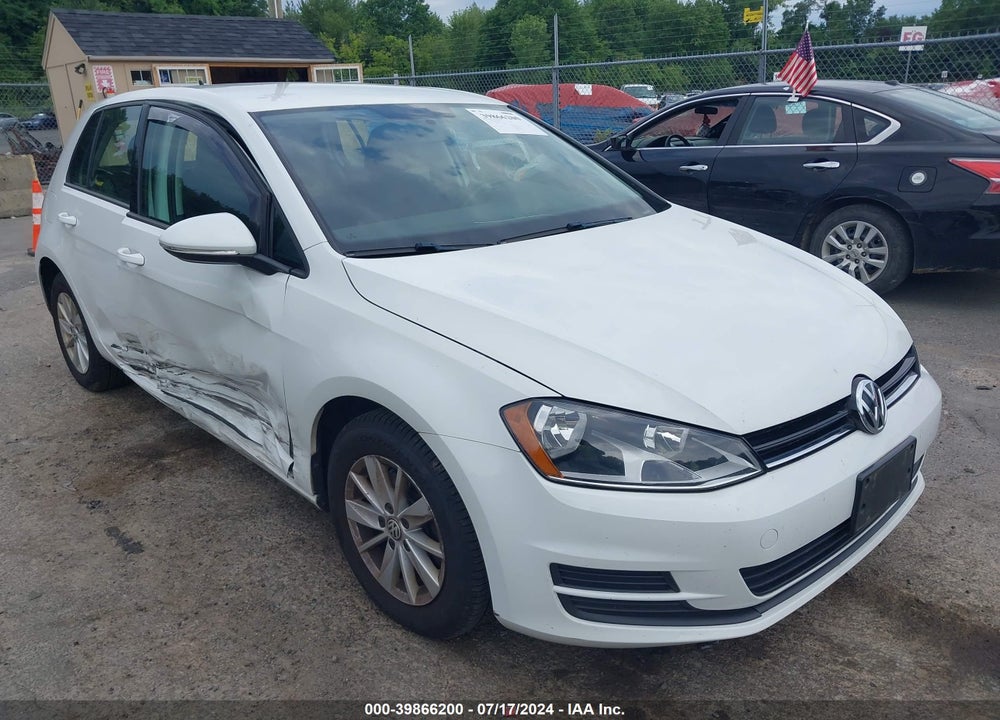 2017 VOLKSWAGEN GOLF TSI S 4-DOOR/TSI WOLFSBURG EDITION 4-DOOR VIN: 3VW117AUXHM076553