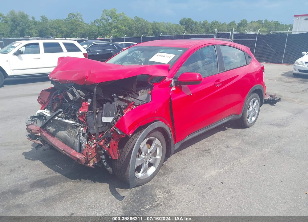 2016 HONDA HR-V LX VIN: 3CZRU5H34GM749831