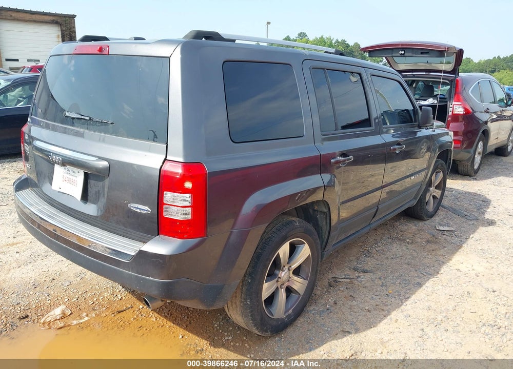 2017 JEEP PATRIOT HIGH ALTITUDE 4X4 VIN: 1C4NJRFB9HD194497