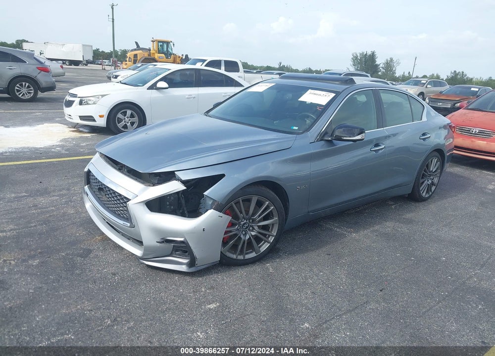 2018 INFINITI Q50 3.0T RED SPORT 400 VIN: JN1FV7AP0JM461602