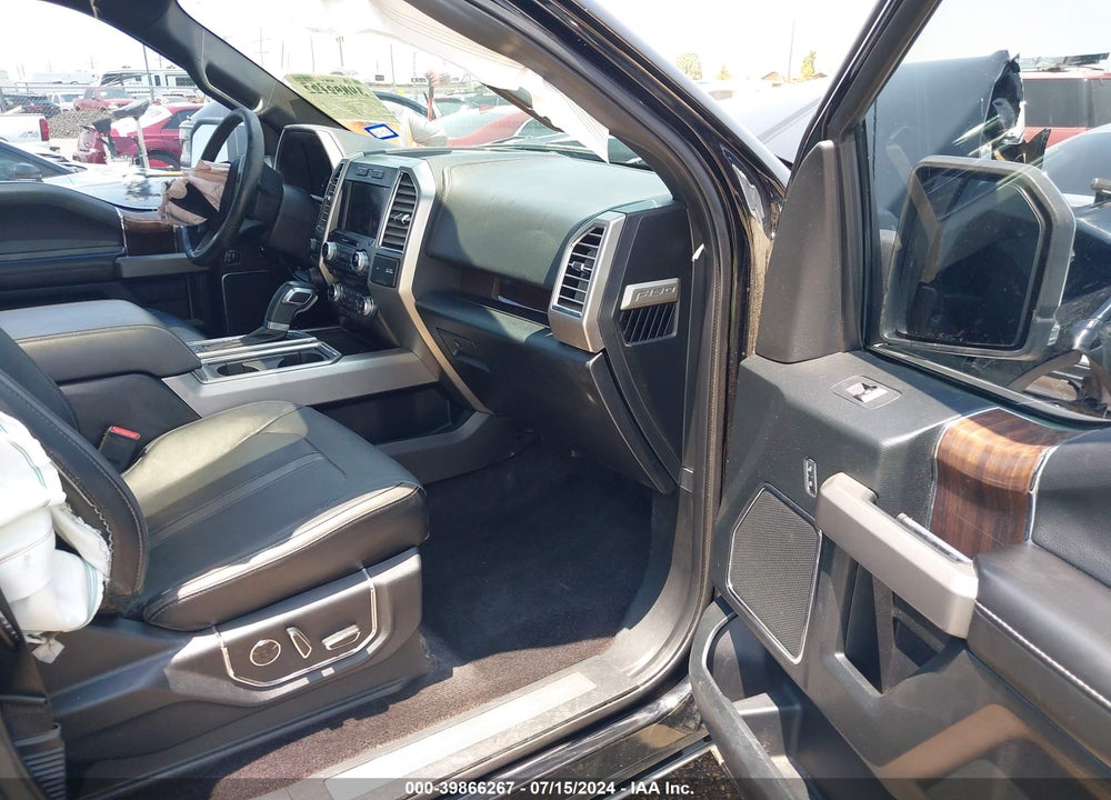 2016 FORD F-150 PLATINUM VIN: 1FTEW1EG5GFA34555