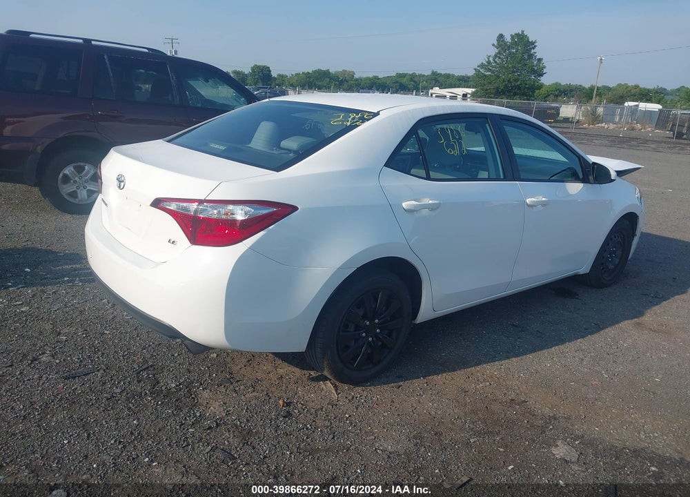 2014 TOYOTA COROLLA LE VIN: 2T1BURHE0EC198903