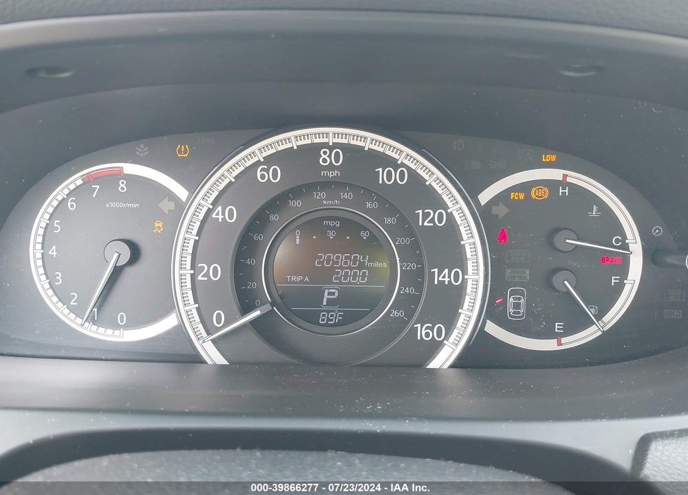 2013 HONDA ACCORD EX-L V-6 VIN: 1HGCR3F89DA039799