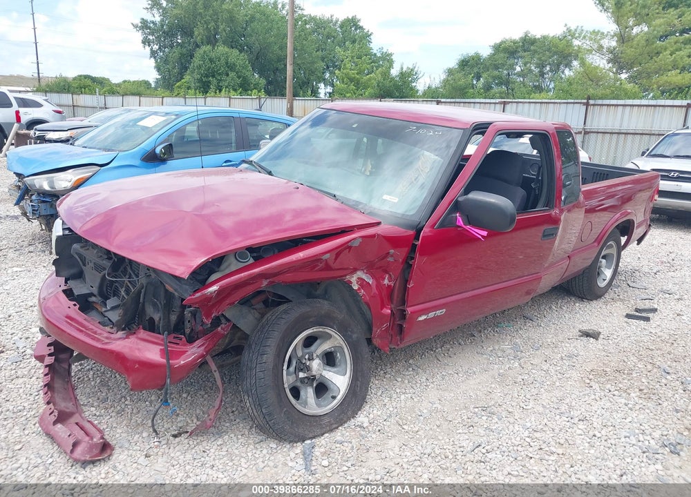 2003 CHEVROLET S-10 LS VIN: 1GCCS19H238257964