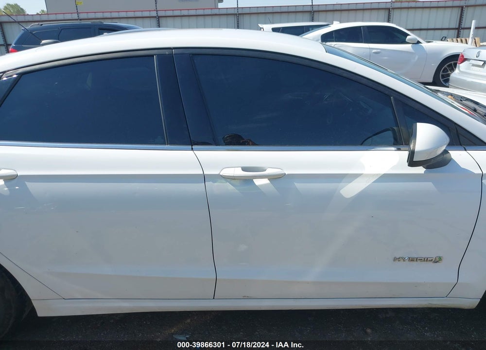2017 FORD FUSION HYBRID SE VIN: 3FA6P0LU0HR314785
