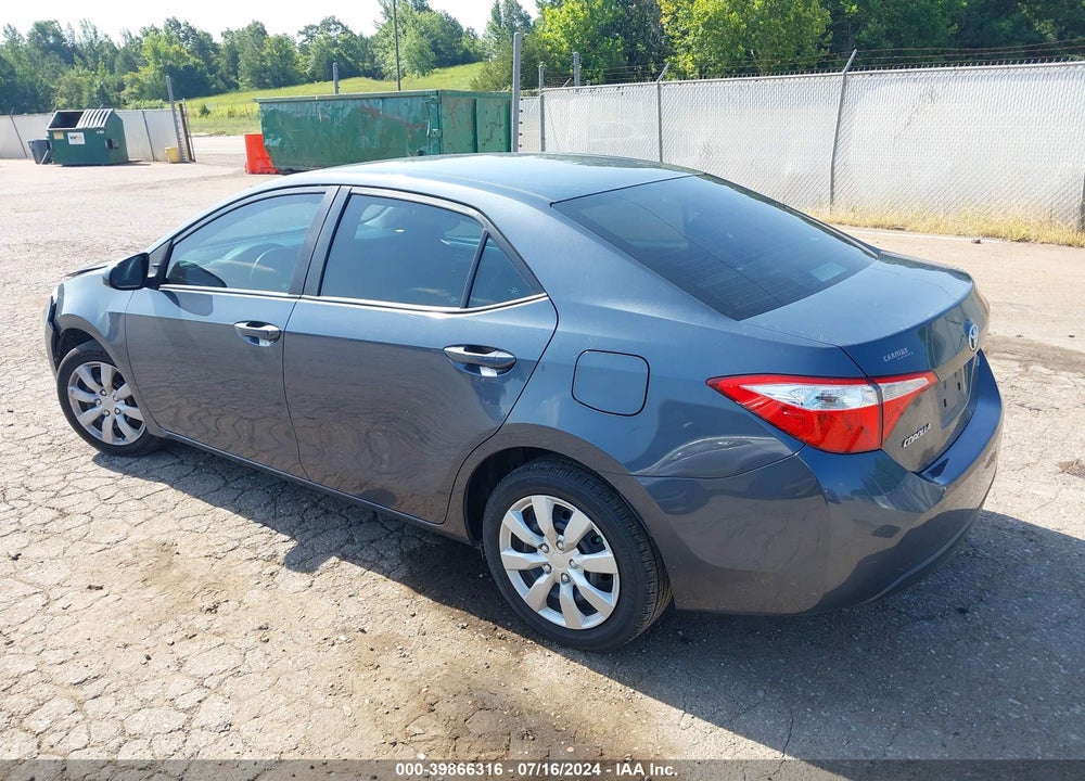 2016 TOYOTA COROLLA LE VIN: 5YFBURHEXGP384659