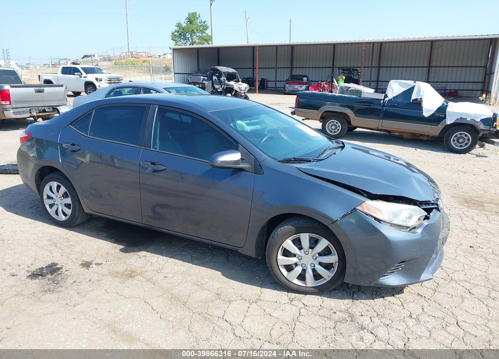 2016 TOYOTA COROLLA LE VIN: 5YFBURHEXGP384659