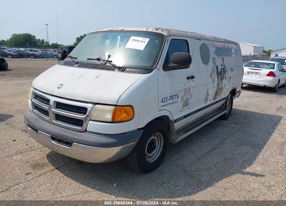 1999 DODGE RAM VAN 1500 COMMERCIAL/CONVERSION VIN: 2B7HB11Y1XK534852