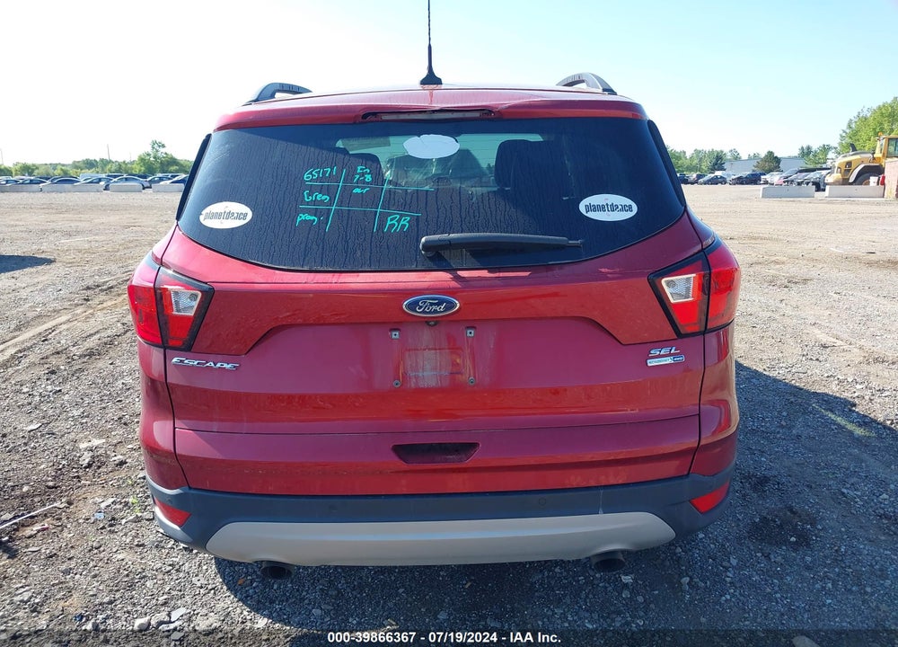 2019 FORD ESCAPE SEL VIN: 1FMCU9HD9KUA97316