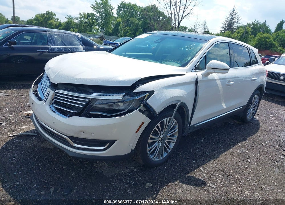 2016 LINCOLN MKX RESERVE VIN: 2LMTJ8LR5GBL32074