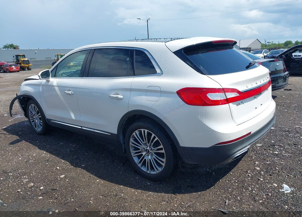 2016 LINCOLN MKX RESERVE VIN: 2LMTJ8LR5GBL32074