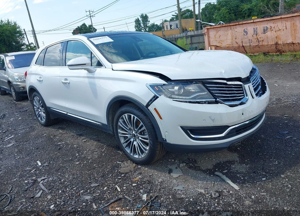 2016 LINCOLN MKX RESERVE VIN: 2LMTJ8LR5GBL32074