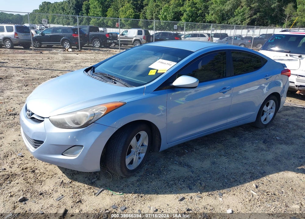 2012 HYUNDAI ELANTRA GLS (ULSAN PLANT) VIN: KMHDH4AE4CU287072