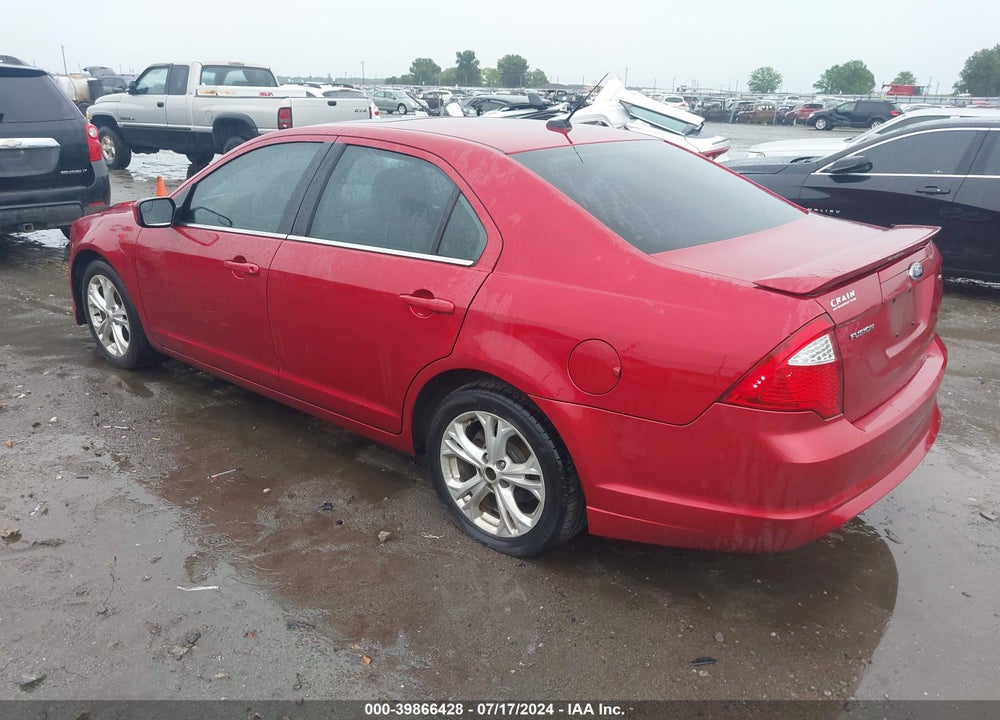 2012 FORD FUSION SE VIN: 3FAHP0HA0CR428138