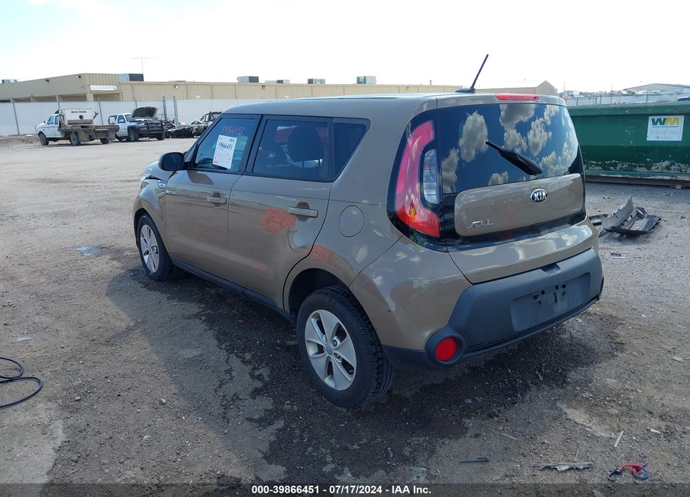 2015 KIA SOUL VIN: KNDJN2A23F7124829