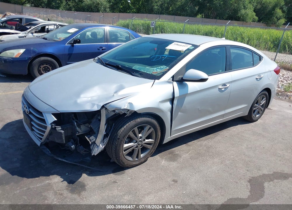 2018 HYUNDAI ELANTRA SEL VIN: 5NPD84LFXJH216427