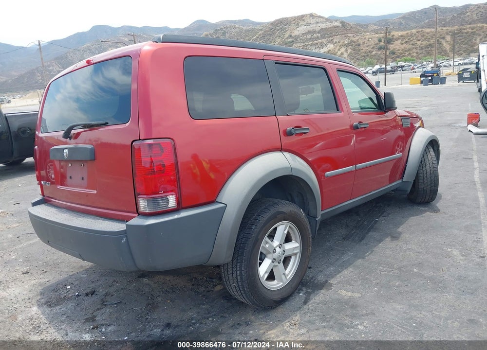 2007 DODGE NITRO SXT VIN: 1D8GT28K27W533841