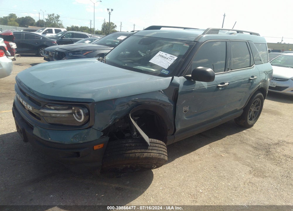 2022 FORD BRONCO SPORT BIG BEND VIN: 3FMCR9B65NRD56536