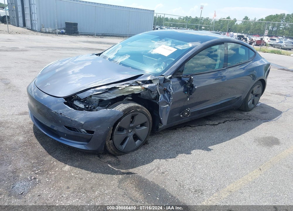 2022 TESLA MODEL 3 REAR-WHEEL DRIVE VIN: 5YJ3E1EA7NF342172