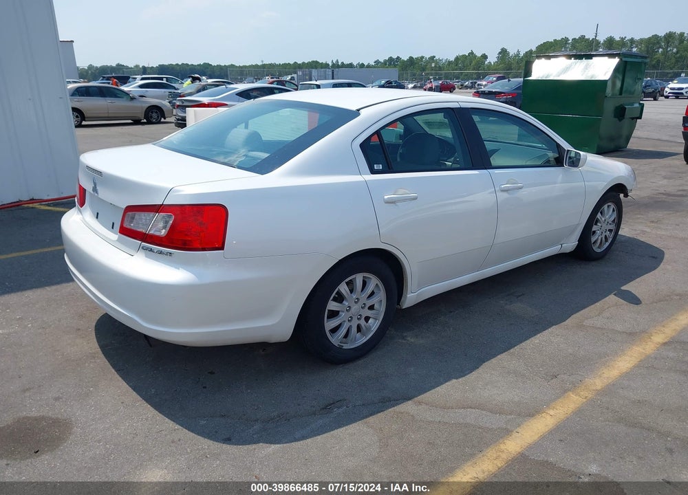 2011 MITSUBISHI GALANT ES VIN: 4A32B2FFXBE012217