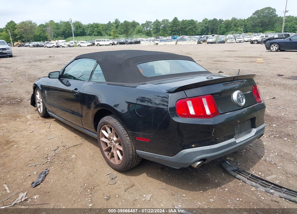 2011 FORD MUSTANG V6 PREMIUM VIN: 1ZVBP8EM3B5103222